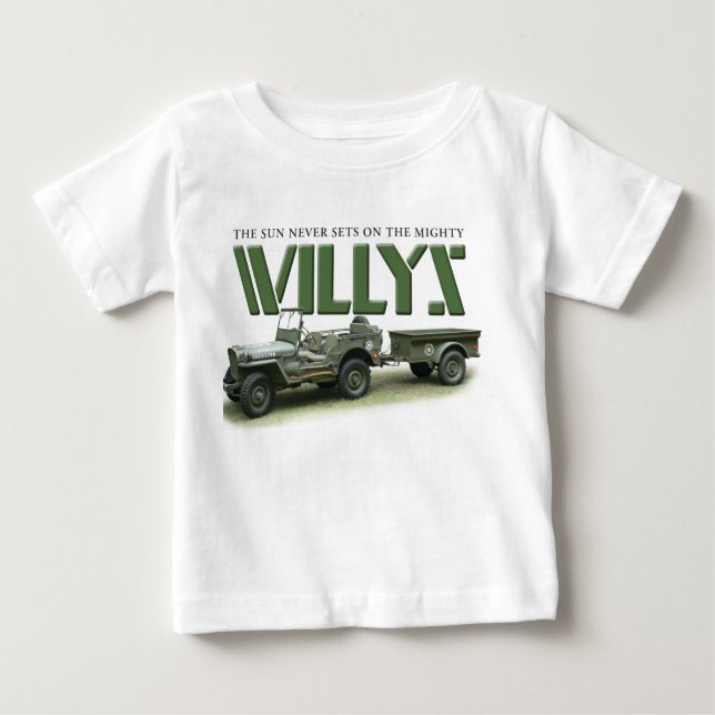 Camiseta Para Bebê Willys Toddler Tee (Frente)