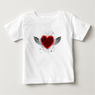 Camiseta Para Bebê Wing Heart