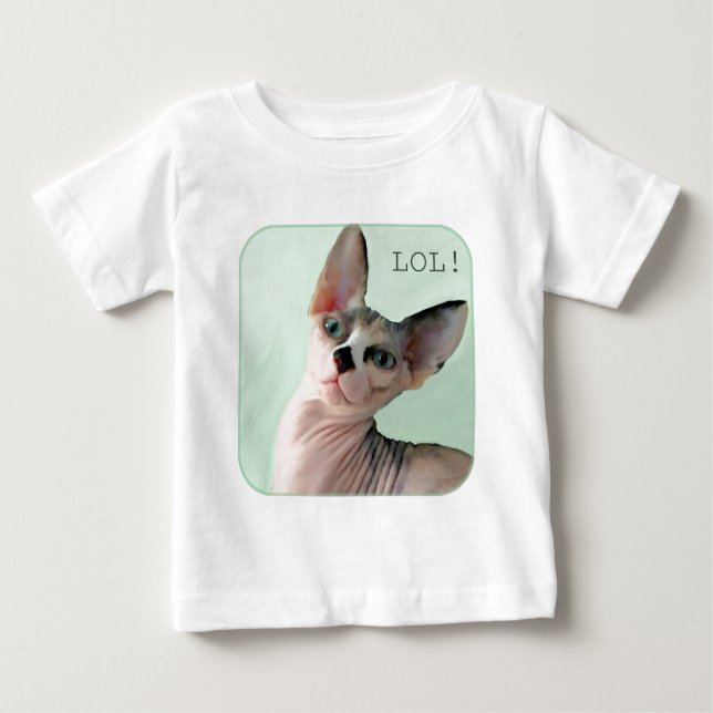 Camiseta Para Bebê Winky diz: "LOL!" (Frente)