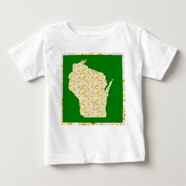 CAMISETA PARA BEBÊ WISCONSIN (Frente)