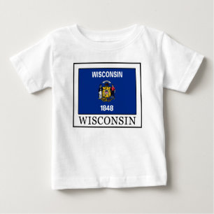 Camiseta Para Bebê Wisconsin