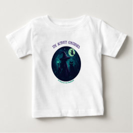 Camiseta Para Bebê Witchy design on light kids clothes