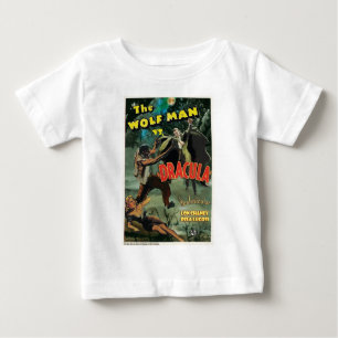 Camiseta Para Bebê WOLFMAN CONTRA DRACULA por Philip J. Riley