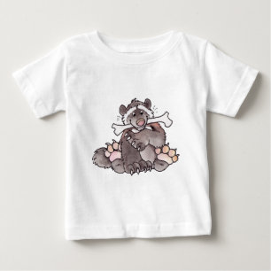 Camiseta Para Bebê Wolverine feliz
