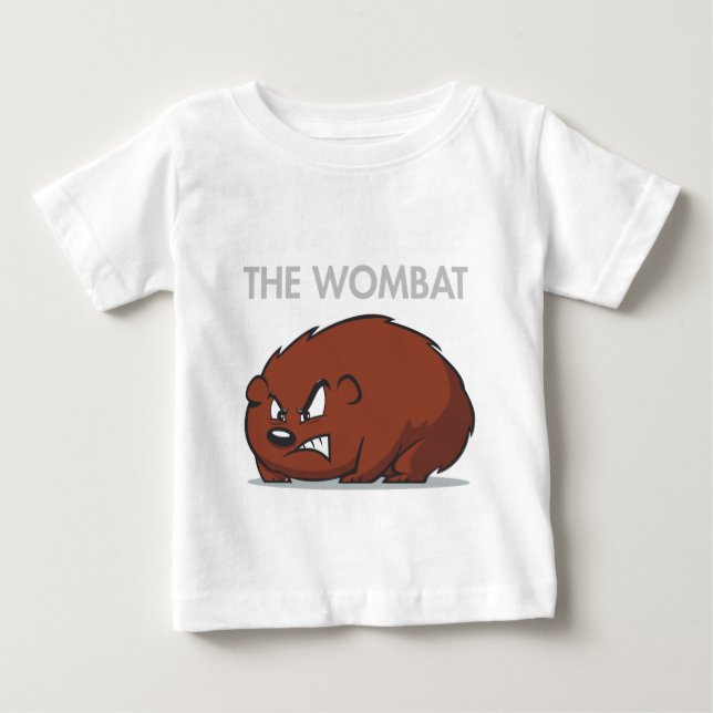 CAMISETA PARA BEBÊ WOMBAT (Frente)