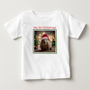 Camiseta Para Bebê "Wombat Wonderland: A Cozy Christmas Eve"