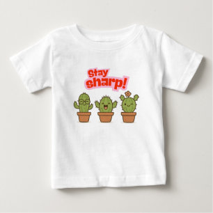 Camiseta Para Bebê Wonky Zoo Cactos Toddler T-Shirt