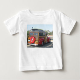 Camiseta Para Bebê Woodie Wagon