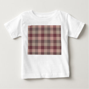 Camiseta Para Bebê Xadrez de blushwood