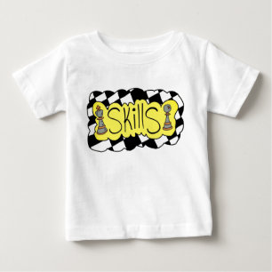 Camiseta Para Bebê xadrez de habilidades