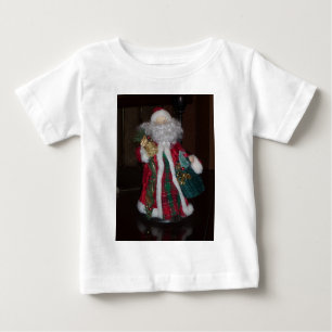 Camiseta Para Bebê Xadrez Real Papais noeis Hohoho Feliz Natal
