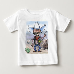 Camiseta Para Bebê Xerife