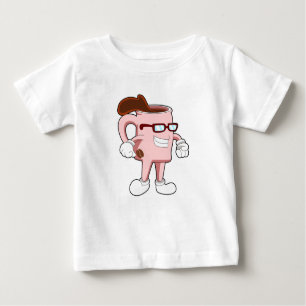 Camiseta Para Bebê Xícara de café com café