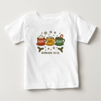 Camiseta Para Bebê Xícaras de Cacau Sazonais