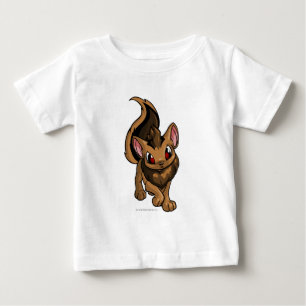 Camiseta Para Bebê Xweetok Brown