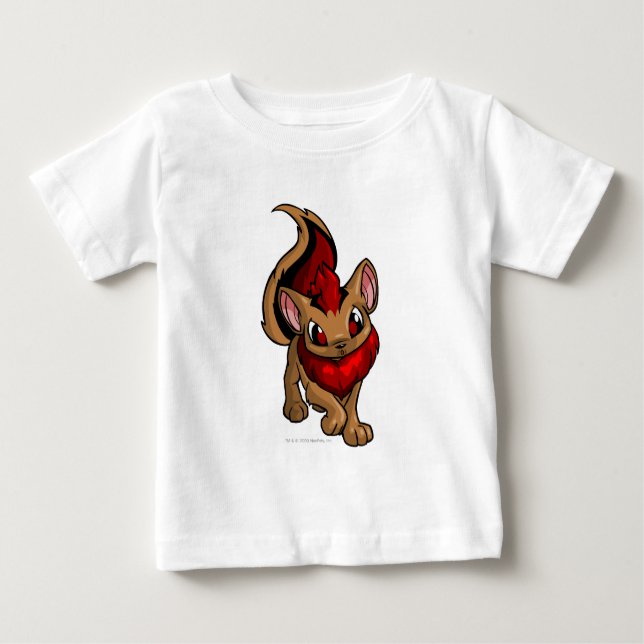 Camiseta Para Bebê Xweetok Vermelho (Frente)