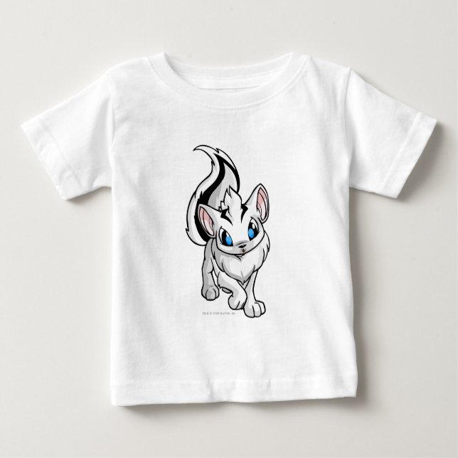 Camiseta Para Bebê Xweetok White (Frente)