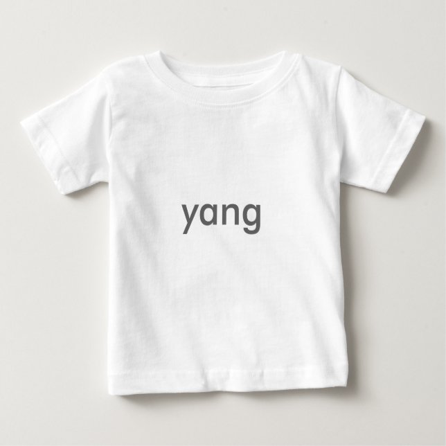 Camiseta Para Bebê yang (Frente)