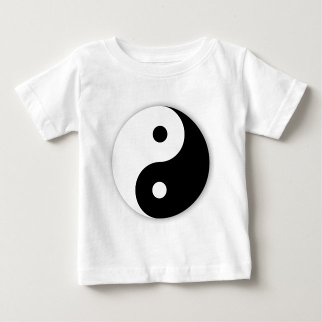 Camiseta Para Bebê Yin Yang (Frente)
