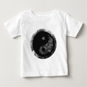 Camiseta Para Bebê Yin Yang Silver Black The MUSEUM Zazzle Gifts