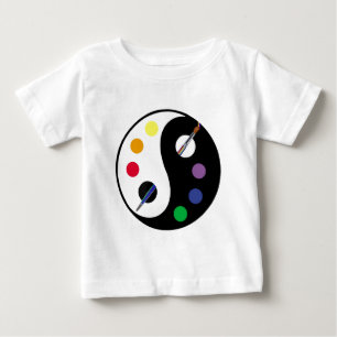 Camiseta Para Bebê yinyangPalette