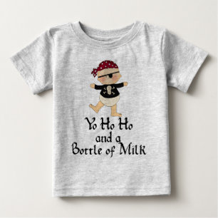 Camiseta Para Bebê Yo Ho Ho