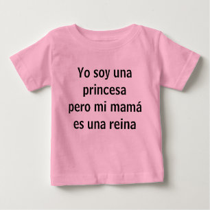 Camiseta Para Bebê yo soy una princesa