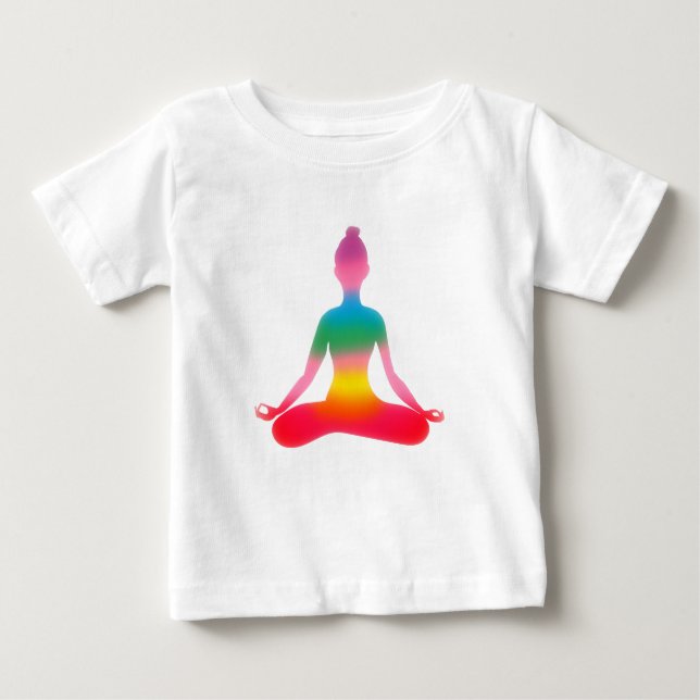 Camiseta Para Bebê Yoga Baby Jersey (Frente)