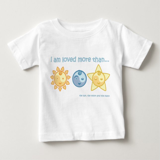 Camiseta Para Bebê Yoga Speak Baby : Eu Sou Amado Toddler Tee (Frente)