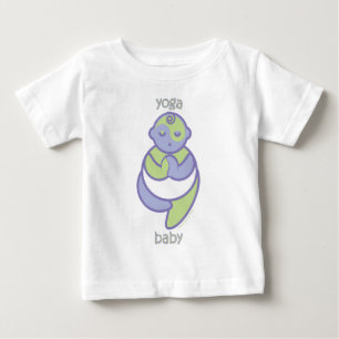 Camiseta Para Bebê Yoga Speak Baby : Tree Pose Yoga Baby