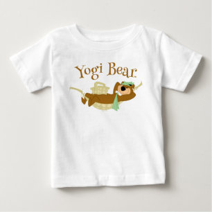 Camiseta Para Bebê Yogi Bear Picnic Hammock Nap Time