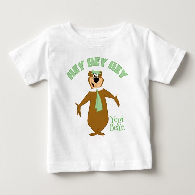 Camiseta Para Bebê Yogi Bear Welcome (Frente)