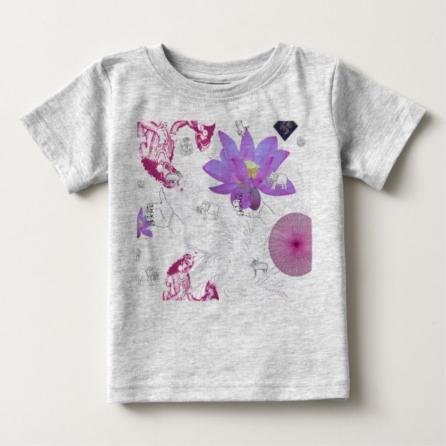 Camiseta Para Bebê Yogi bebé Girl (Frente)