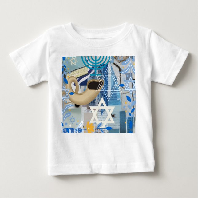 Camiseta Para Bebê Yom Kippur (Frente)