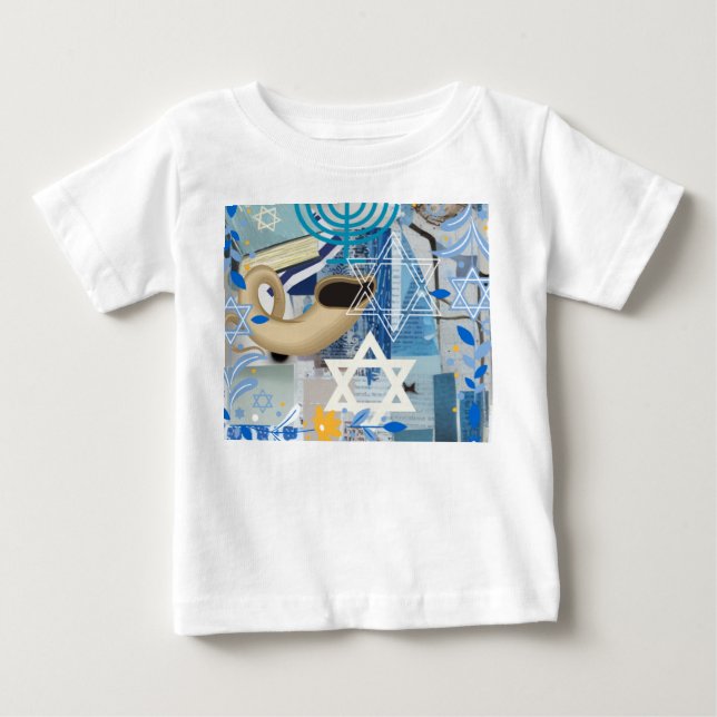 Camiseta Para Bebê Yom Kipur (Frente)