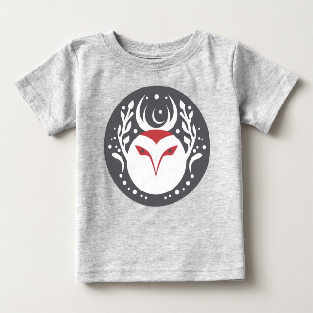 Camiseta Para Bebê Yule Owl (Frente)