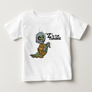 Camiseta Para Bebê "Z" é para o T-Shirt da Criança Zombie (rapazes)
