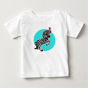 Camiseta Para Bebê Zebra