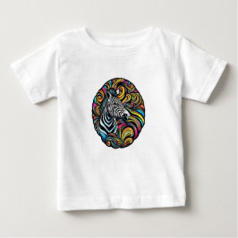 Camiseta Para Bebê Zebra 1