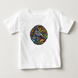 Camiseta Para Bebê Zebra 1