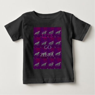 Camiseta Para Bebê Zebra Print Décor: Um Design divertido