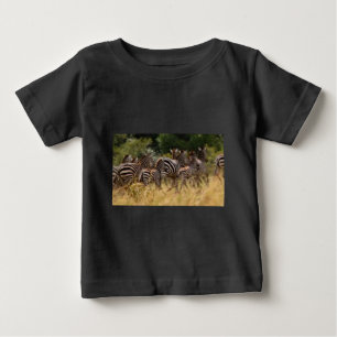 Camiseta Para Bebê Zebras em Movimento: Uma Viagem de Mil Milhas