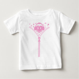 Camiseta Para Bebê Zipper_Heart