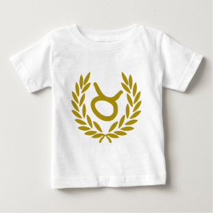 Camiseta Para Bebê zodíaco-taurus-louro
