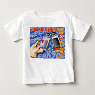 Camiseta Para Bebê ZoeSPEAK - um pouco de sal e pimenta...