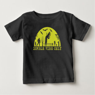 Camiseta Para Bebê Zombie Vibe Somente T-Shirt
