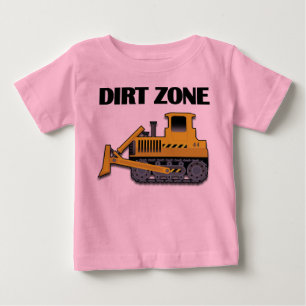 Camiseta Para Bebê Zona de diafragma (Bulldozer) - Seu Bebê Personali