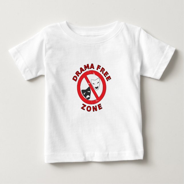 Camiseta Para Bebê Zona Franca Drama (Frente)