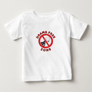 Camiseta Para Bebê Zona Livre de Drama