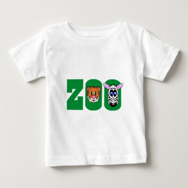 CAMISETA PARA BEBÊ ZOO (Frente)